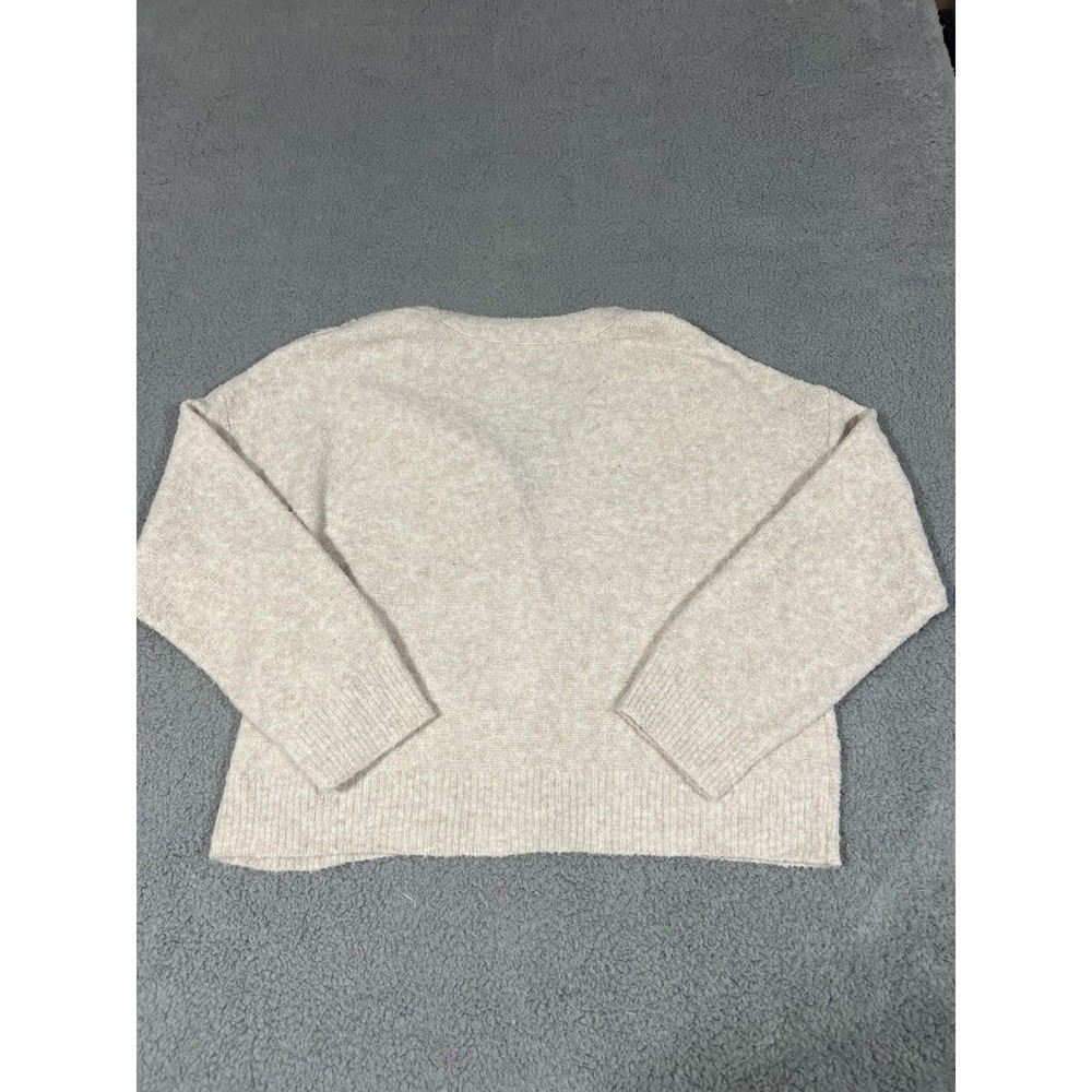 Women's Stitched Sweater Cardigan - Auden Cream XXL - Picture 8 of 8